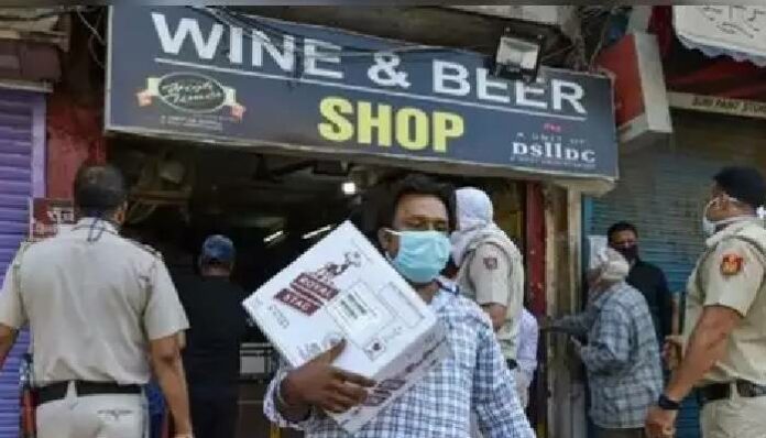 delhi wineshop
